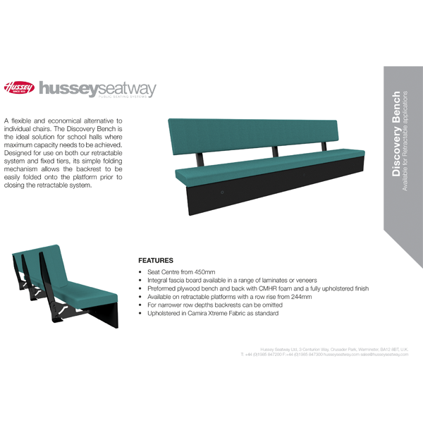 Discovery Bench - Product Specification