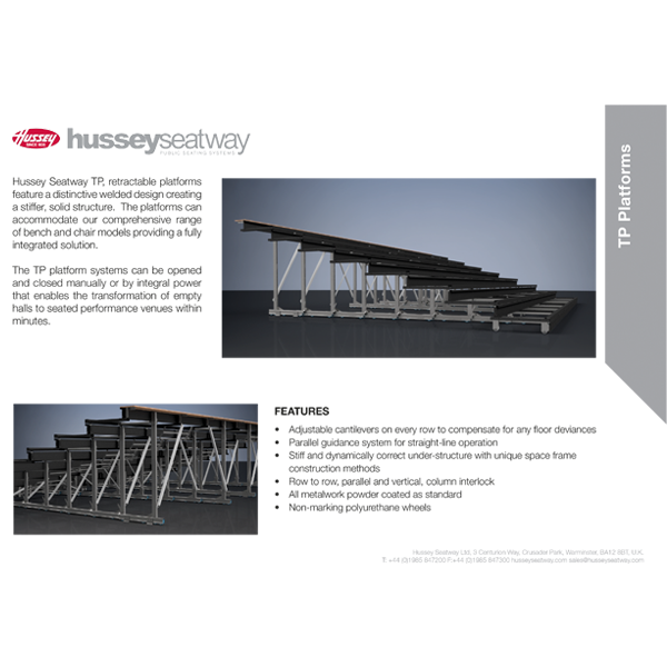 hussey Seatway TP - Product specification