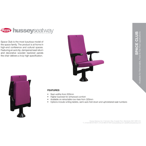 Space Club - Product Specification