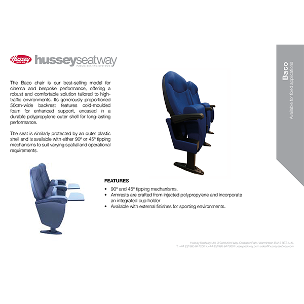 Baco Chair- Product Specification