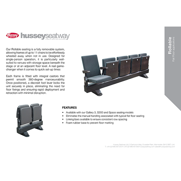 Rollable Product Specification Sheet